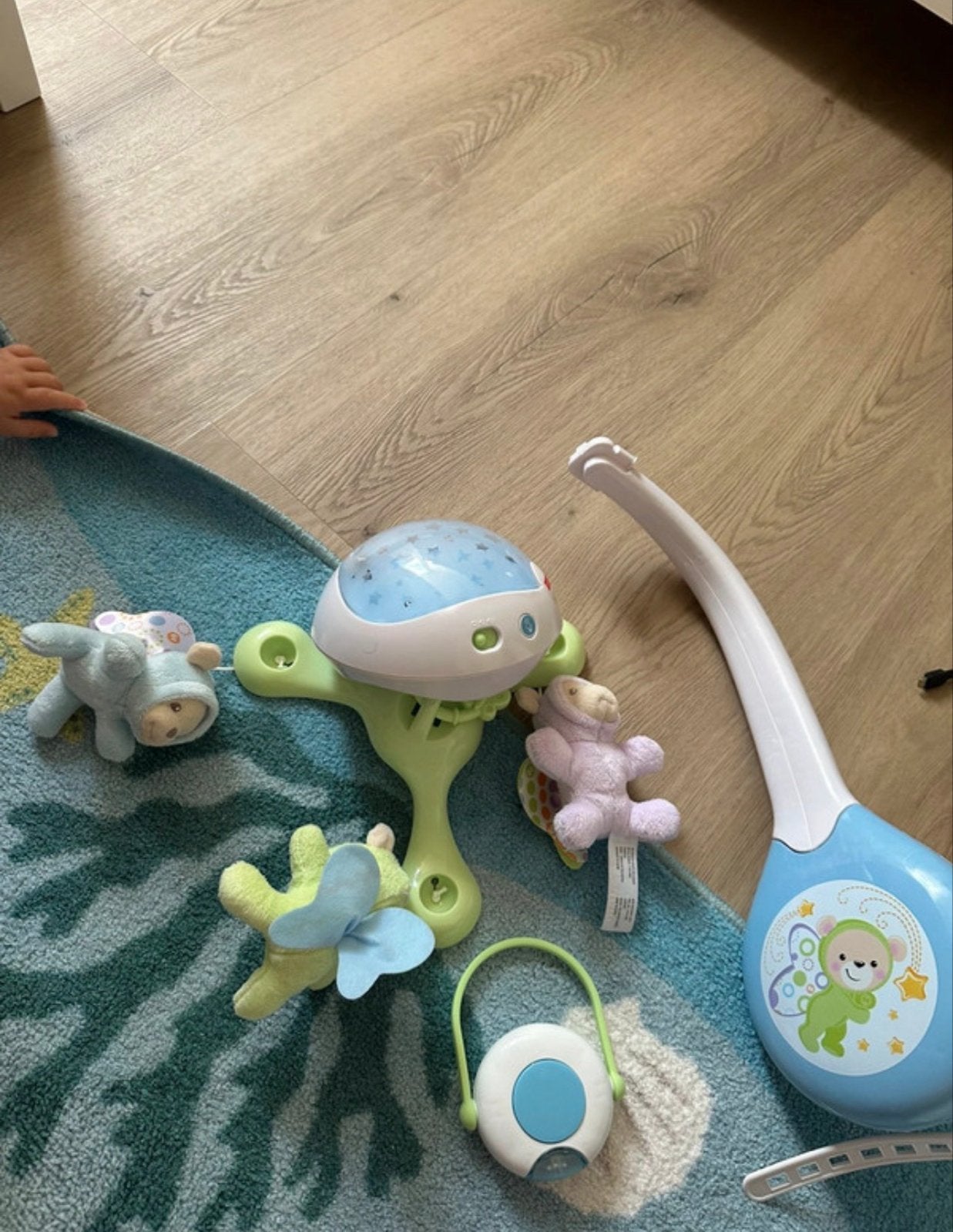 Fisher-Price Muziekmobiel met Projector en Knuffels, Ophalen of Verzenden, Zo goed als nieuw, Overige typen, Met licht