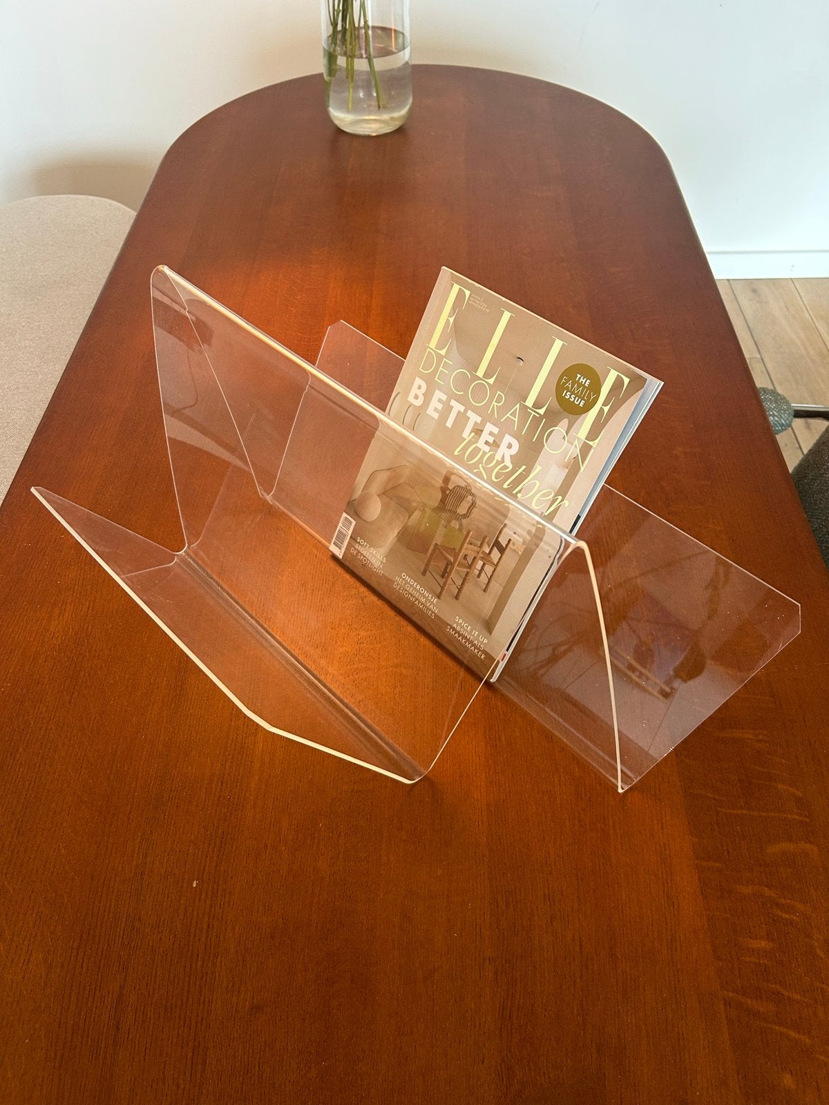 Vintage plexiglas tijdschriftenbak - Gebruikt, Ophalen, Gebruikt, Vintage, Tijdschriftenrek