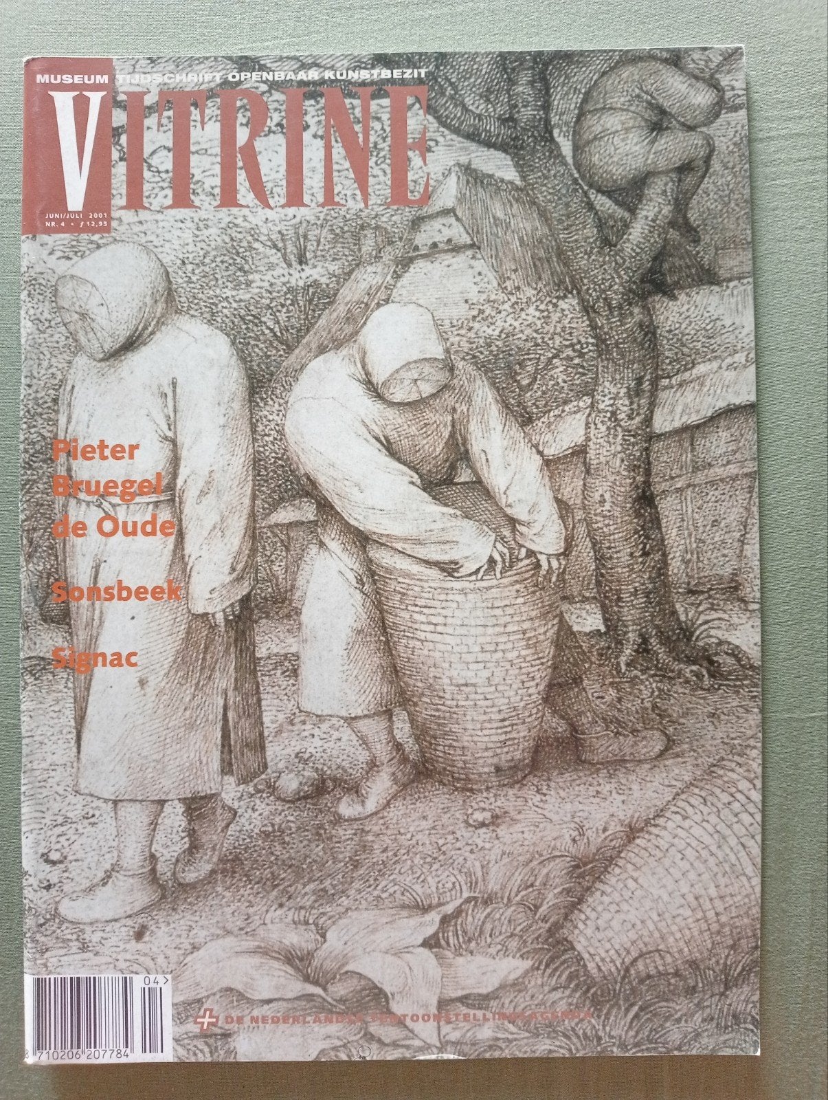 Vitrine Museum Tijdschrift Juni/Juli 2001 - Pieter Bruegel, Ophalen of Verzenden, Gelezen, Overige typen