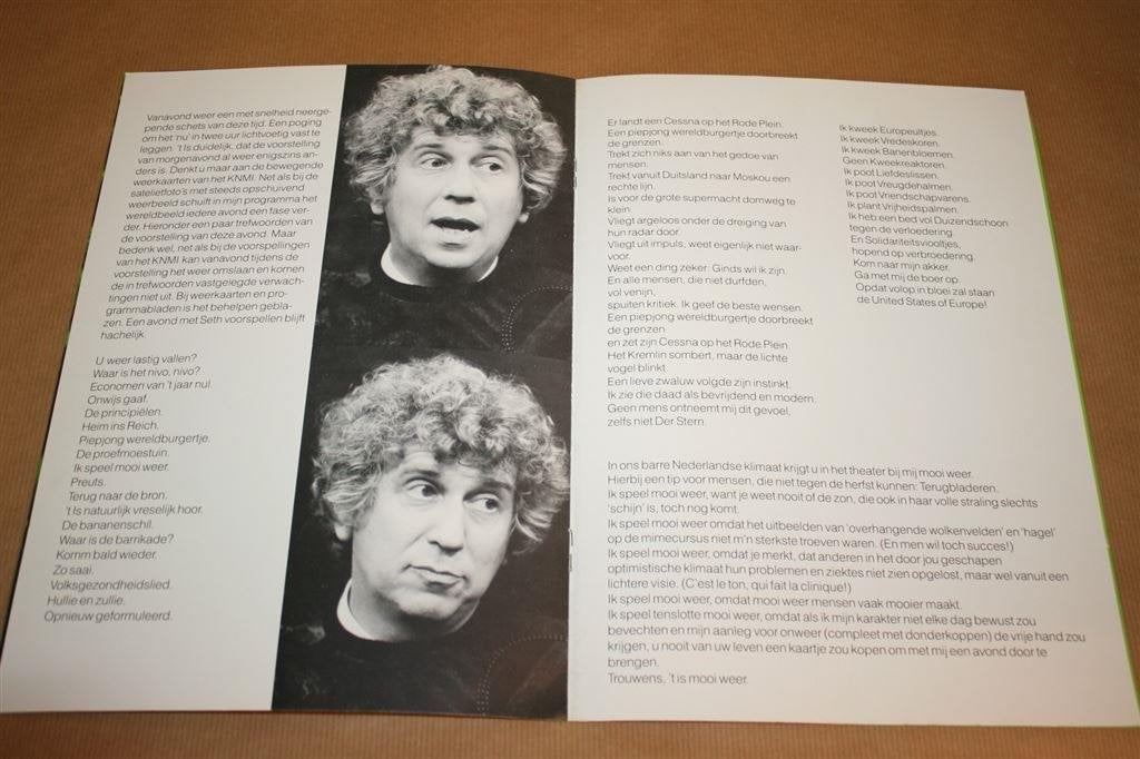 One Man Show 87/88. Seth Gaaikema., Ophalen of Verzenden, Gelezen, Ballet of Musical