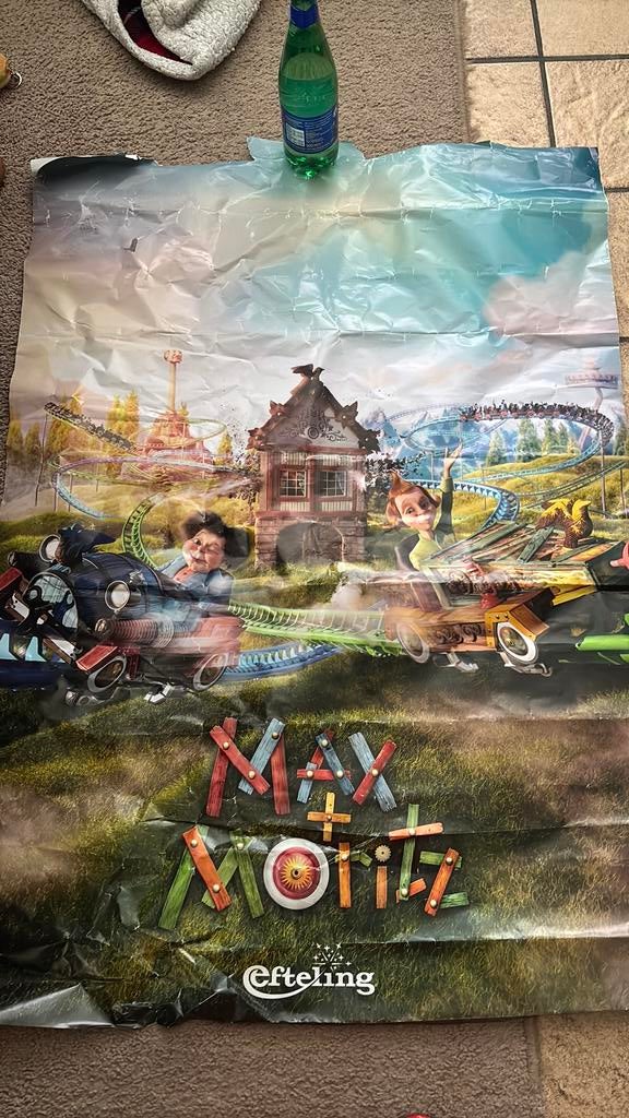 Max en moritz poster efteling, Verzamelen, Efteling, Ophalen of Verzenden, Gebruikt, Overige typen