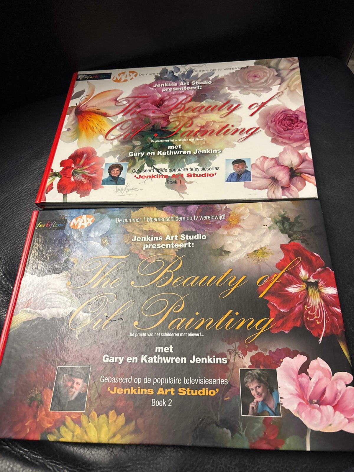 The Beauty of Oil Painting - Boek 1 & 2 met patronen, Verzenden, Zo goed als nieuw, Olieverf