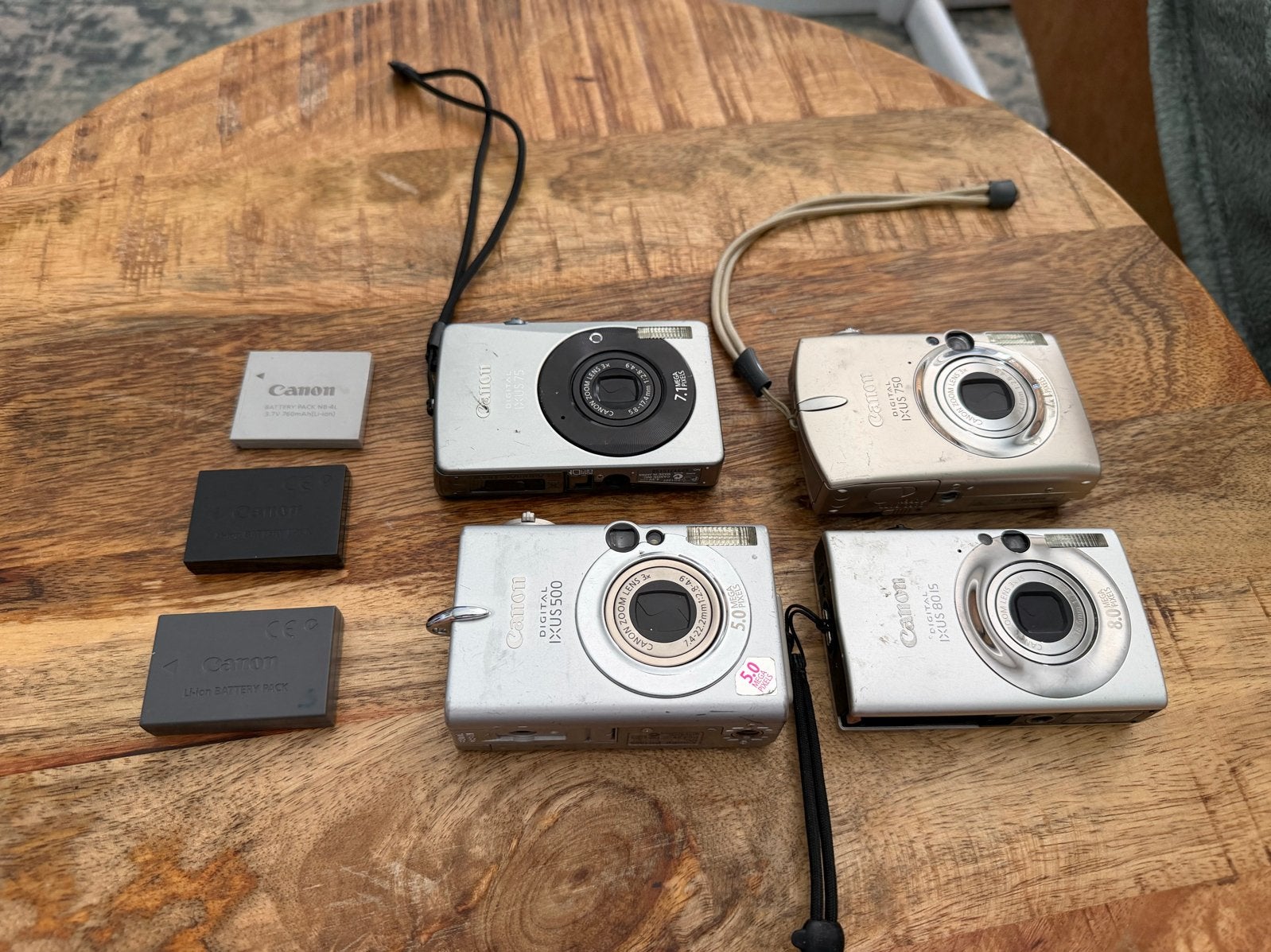 Canon Ixus Digitale Camera's, Ophalen of Verzenden, Niet werkend, Compactcamera, Canon
