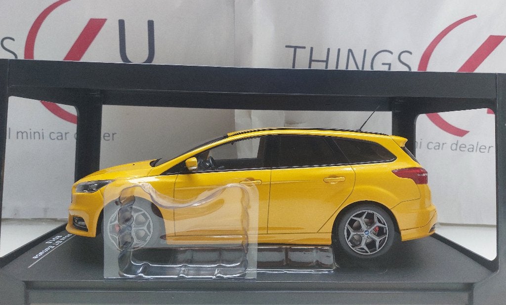 Ixo 1:18 Ford Focus ST Turnier 2015 geel metallic nieuw, Ophalen of Verzenden, Nieuw, Auto, Overige merken