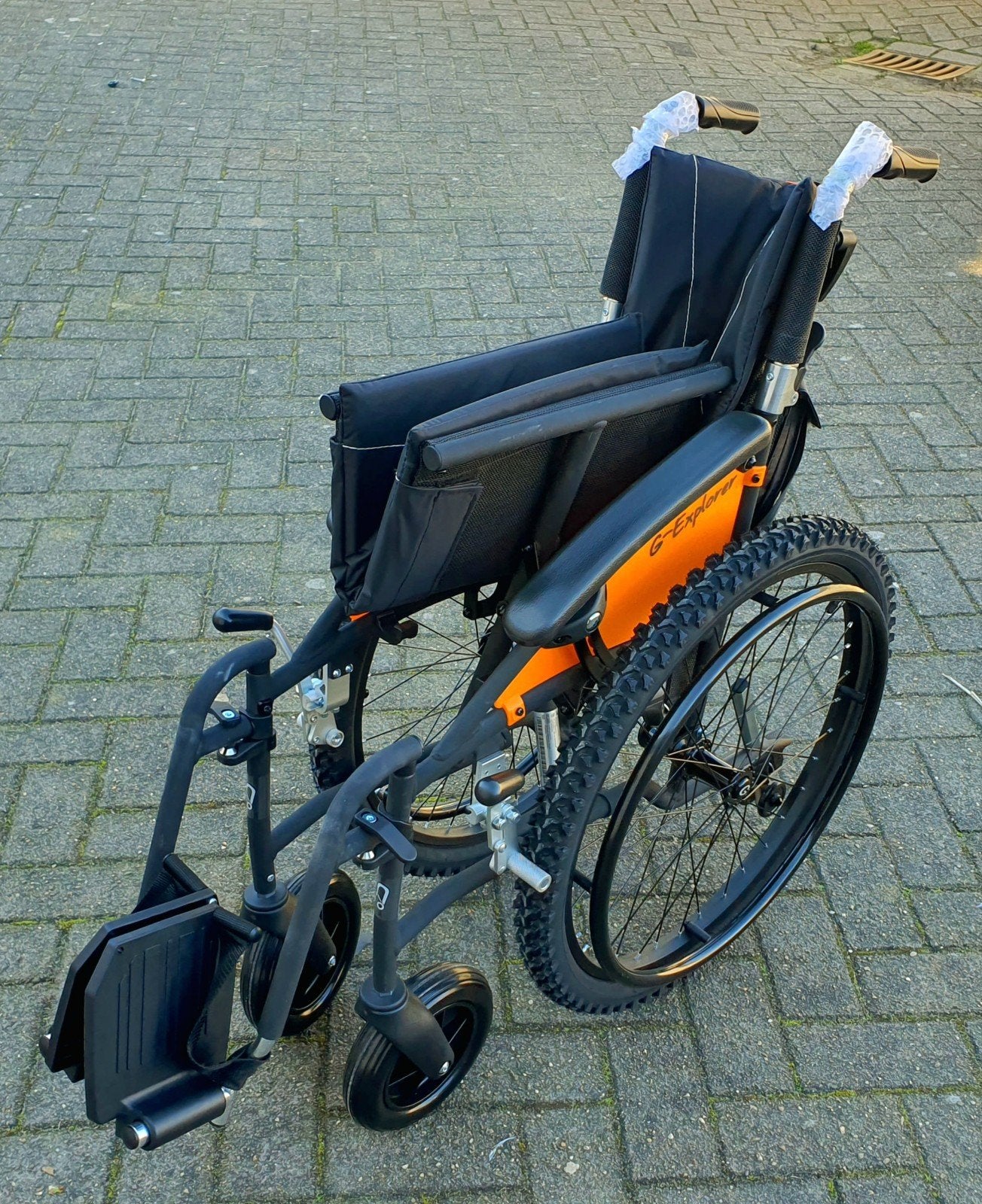 Lichtgewicht outdoor rolstoel Excel G-Explorer NIEUW, Diversen, Rolstoelen, Excel G-Explorer, Nieuw, Duwrolstoel, Inklapbaar