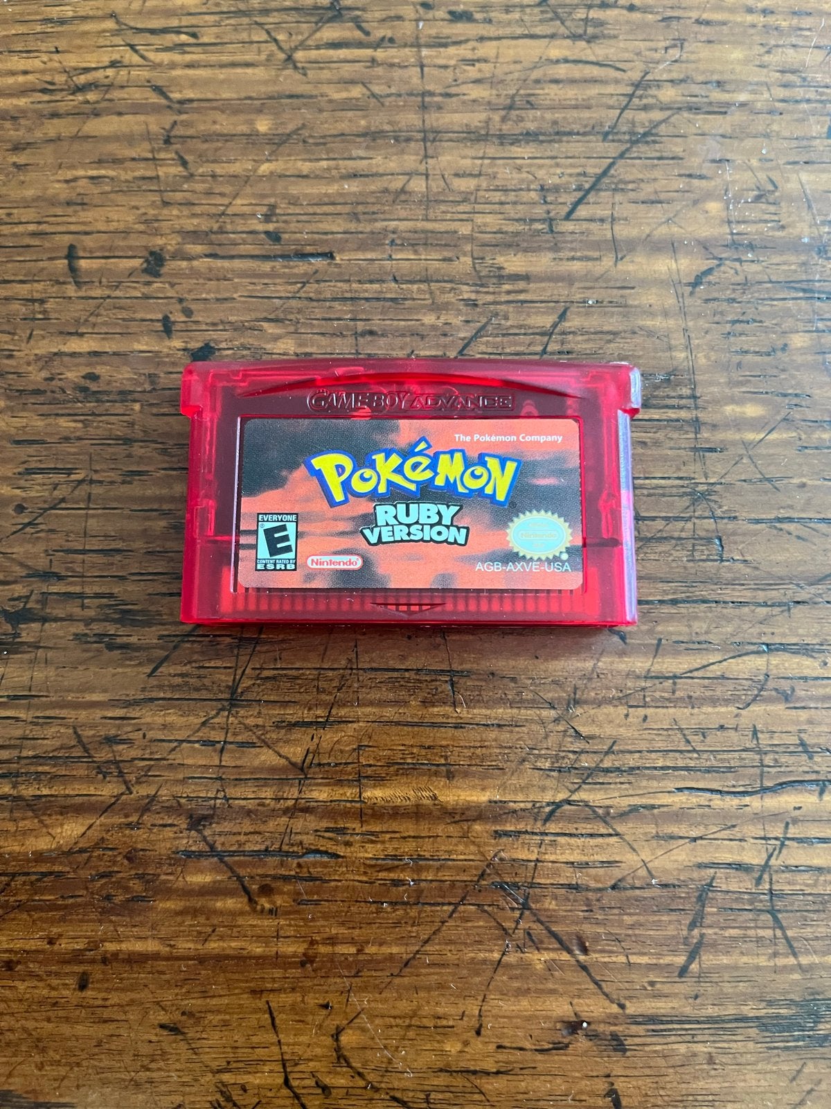 Pokémon Ruby Version Game Boy Advance SP, Spelcomputers en Games, Gebruikt, 1 speler, Ophalen of Verzenden, Role Playing Game (Rpg)