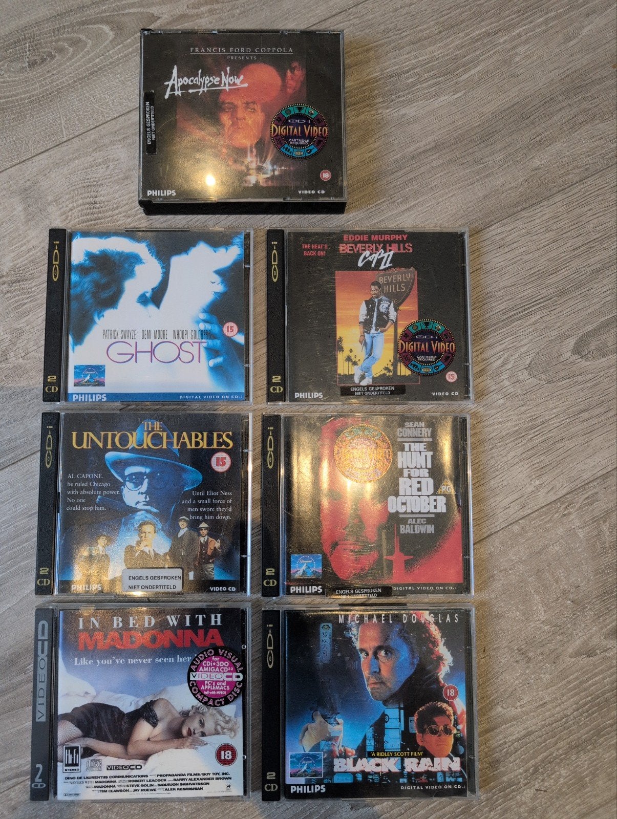 Diverse films op Video CD (VCD) - Niet ondertiteld, Ophalen of Verzenden, Zo goed als nieuw