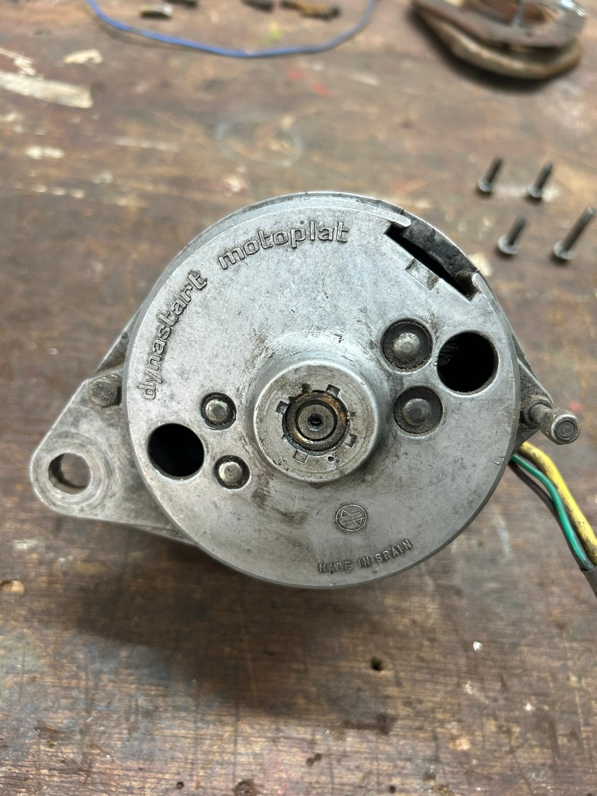 Motoplat Dynastart - dynamo/startmotor, Ophalen of Verzenden, Gebruikt