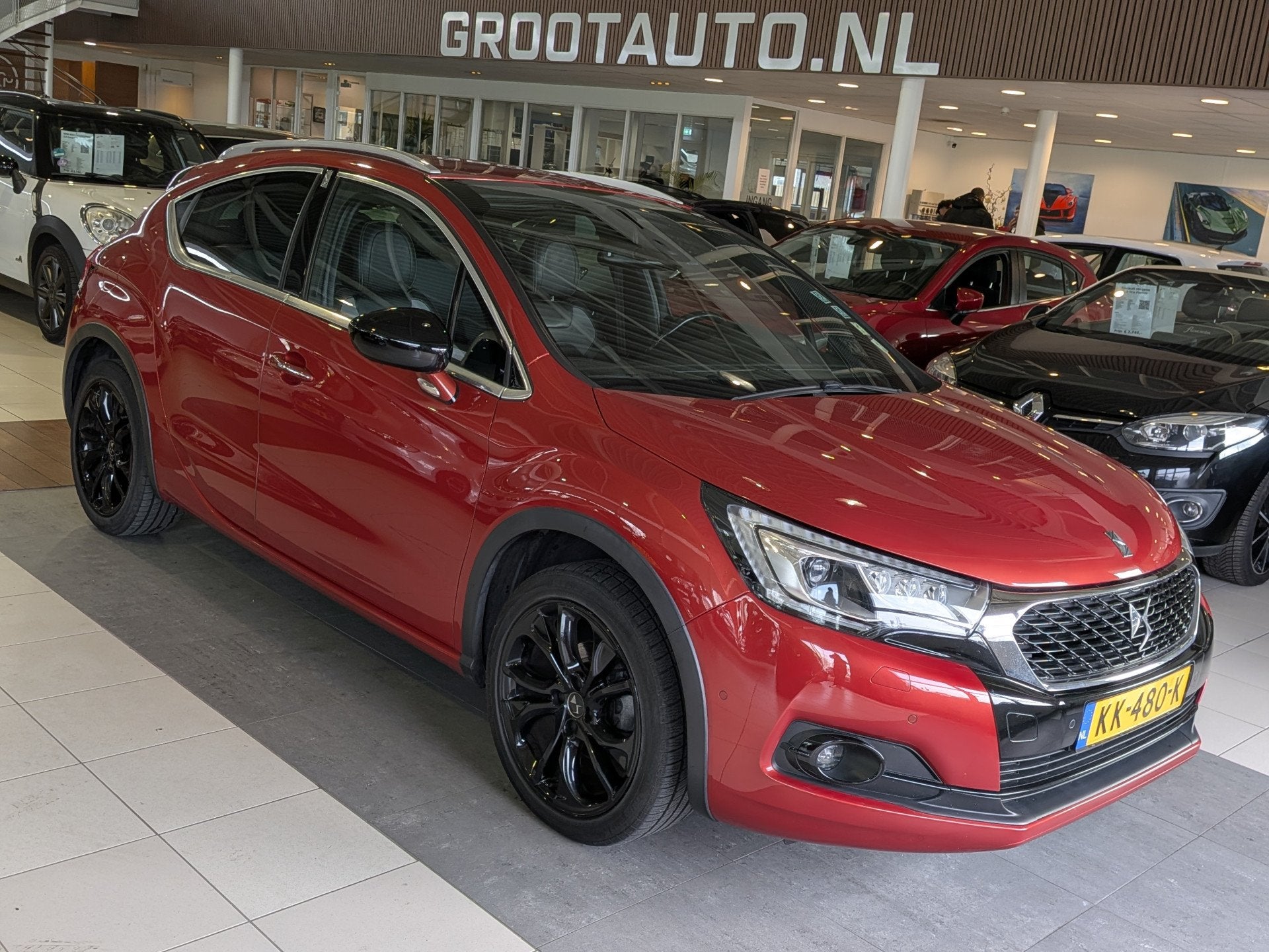 DS DS 4 Crossback 1.2 PureTech Chic Airco, Cruise Control, T, Auto's, Gebruikt, Leder en Stof, Bedrijf, Handgeschakeld