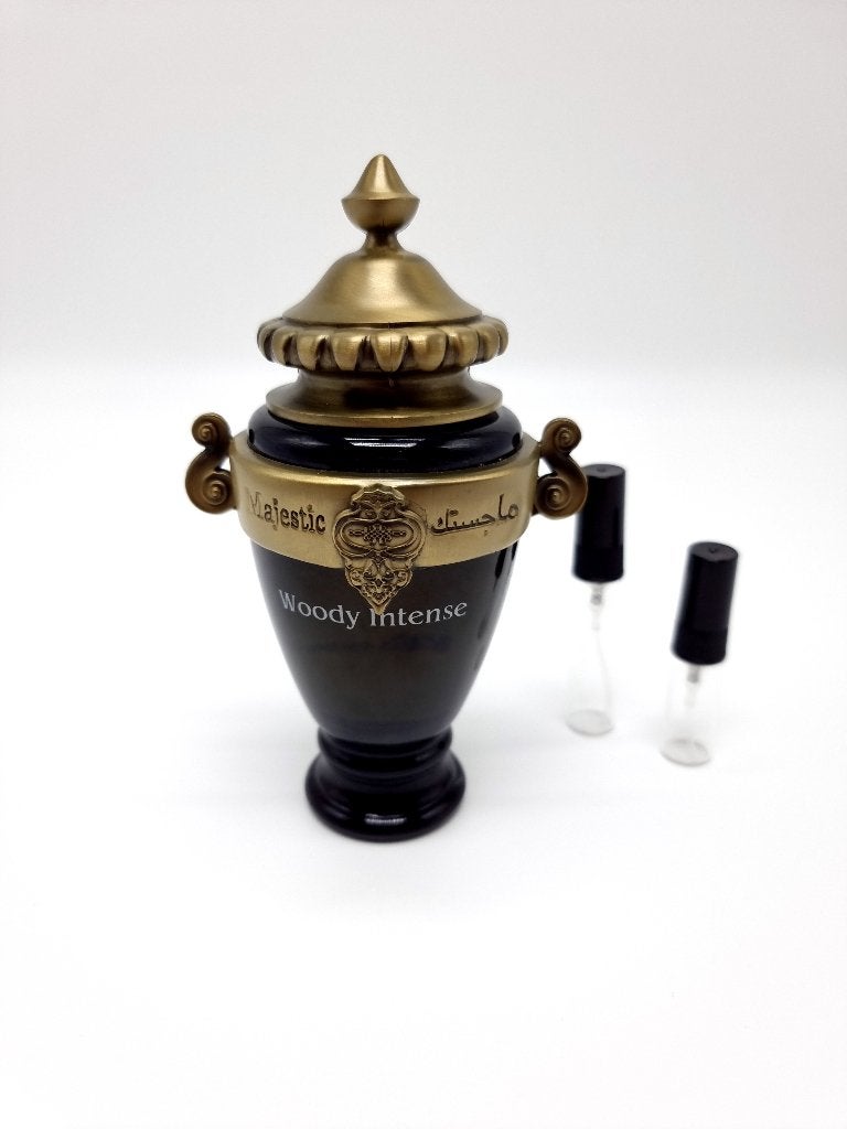 Arabian Oud Majestic Woody Intense Sample-Decant, Ophalen of Verzenden, Zo goed als nieuw