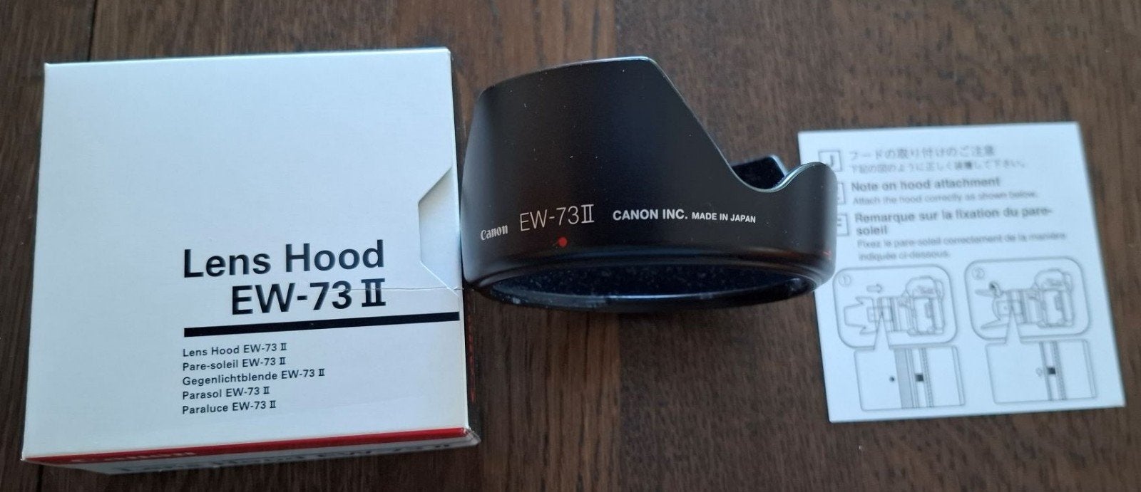 Canon EW-73 II zonnekap voor lenzen, Canon, Overige typen, Ophalen of Verzenden, Zo goed als nieuw
