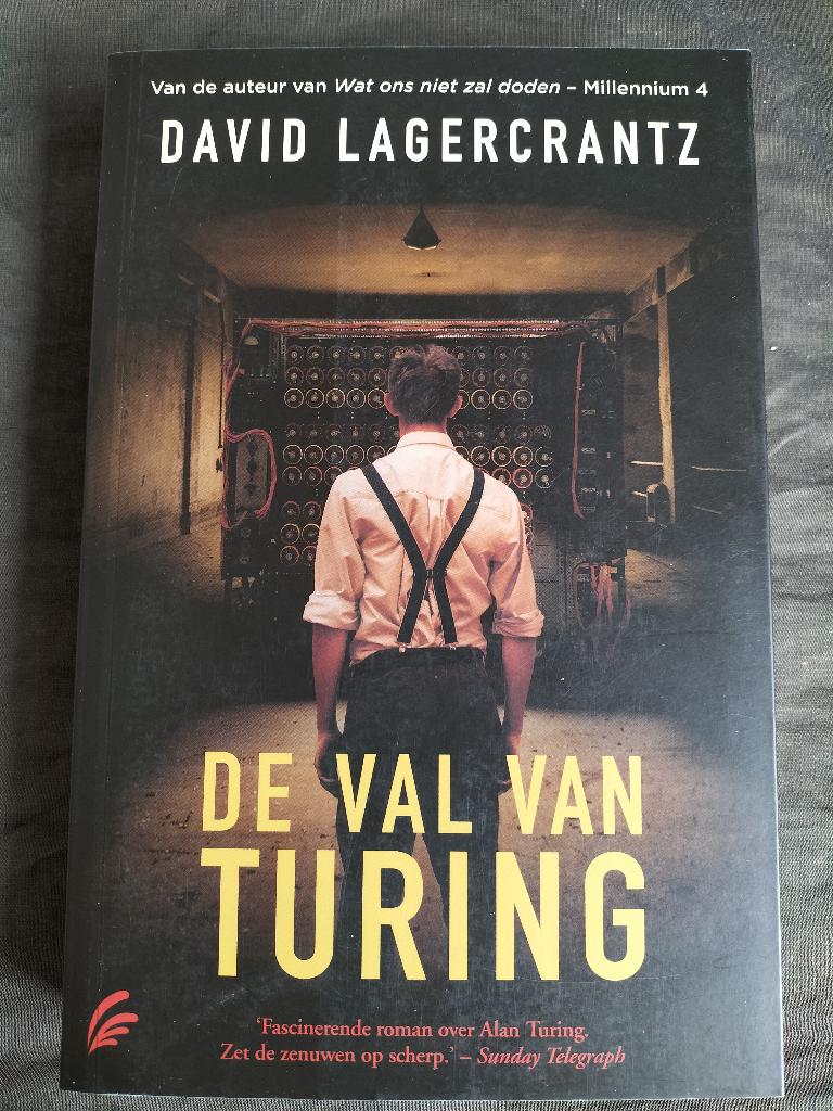 David Lagercrantz - De val van Turing, Ophalen of Verzenden, Zo goed als nieuw, David Lagercrantz
