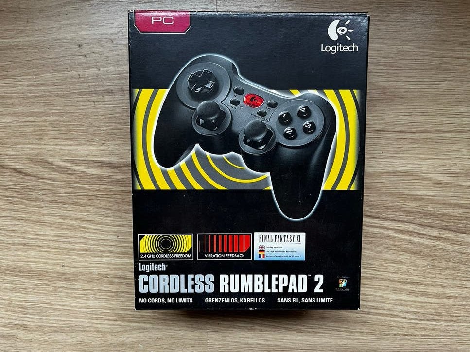 Logitech Cordless Rumblepad 2 PC Gamepad - Draadloos, Ophalen, Gebruikt, Overige genres, 1 speler