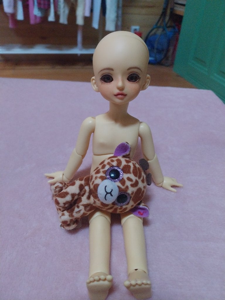 Bjd pop 1/6, Ophalen of Verzenden, Zo goed als nieuw, Pop
