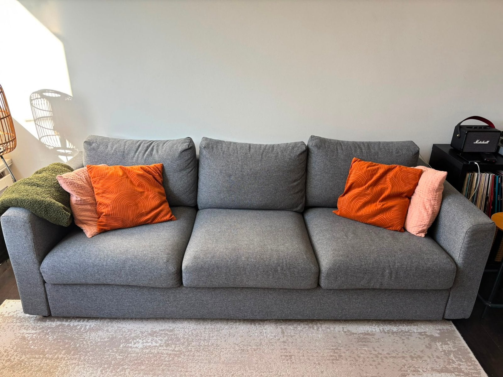 Driezitsbank Ikea vimle, Ophalen, Gebruikt, Driepersoons, 75 tot 100 cm