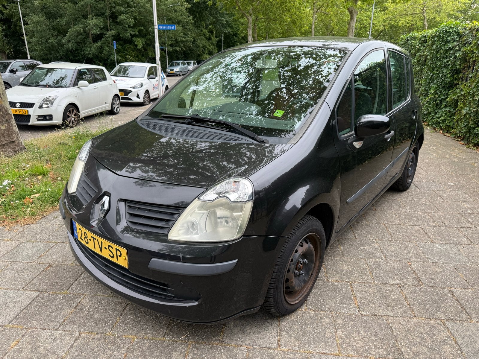 Renault Modus 1.4 - AIRCO!, Auto's, Renault, Bedrijf, Modus, Benzine, D, MPV, Handgeschakeld, Origineel Nederlands, Zwart, Voorwielaandrijving