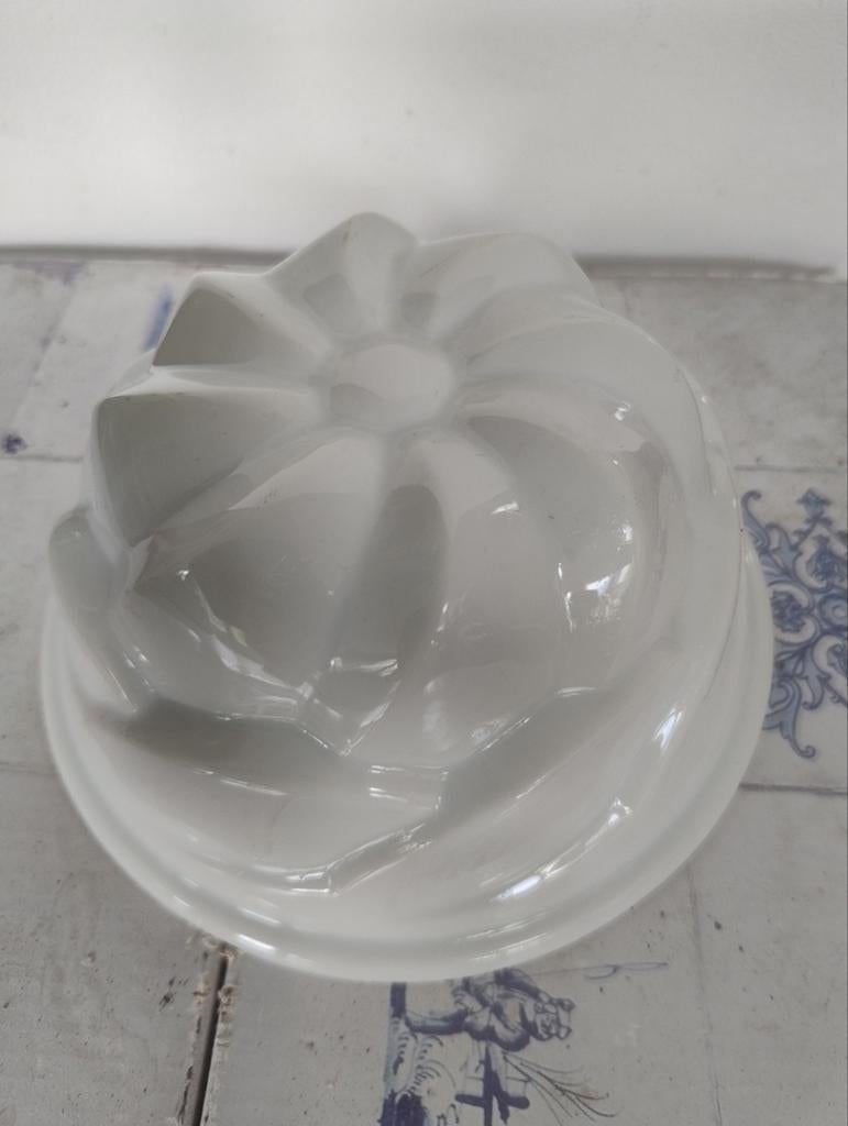 Antieke pudding vorm porselein, Ophalen of Verzenden