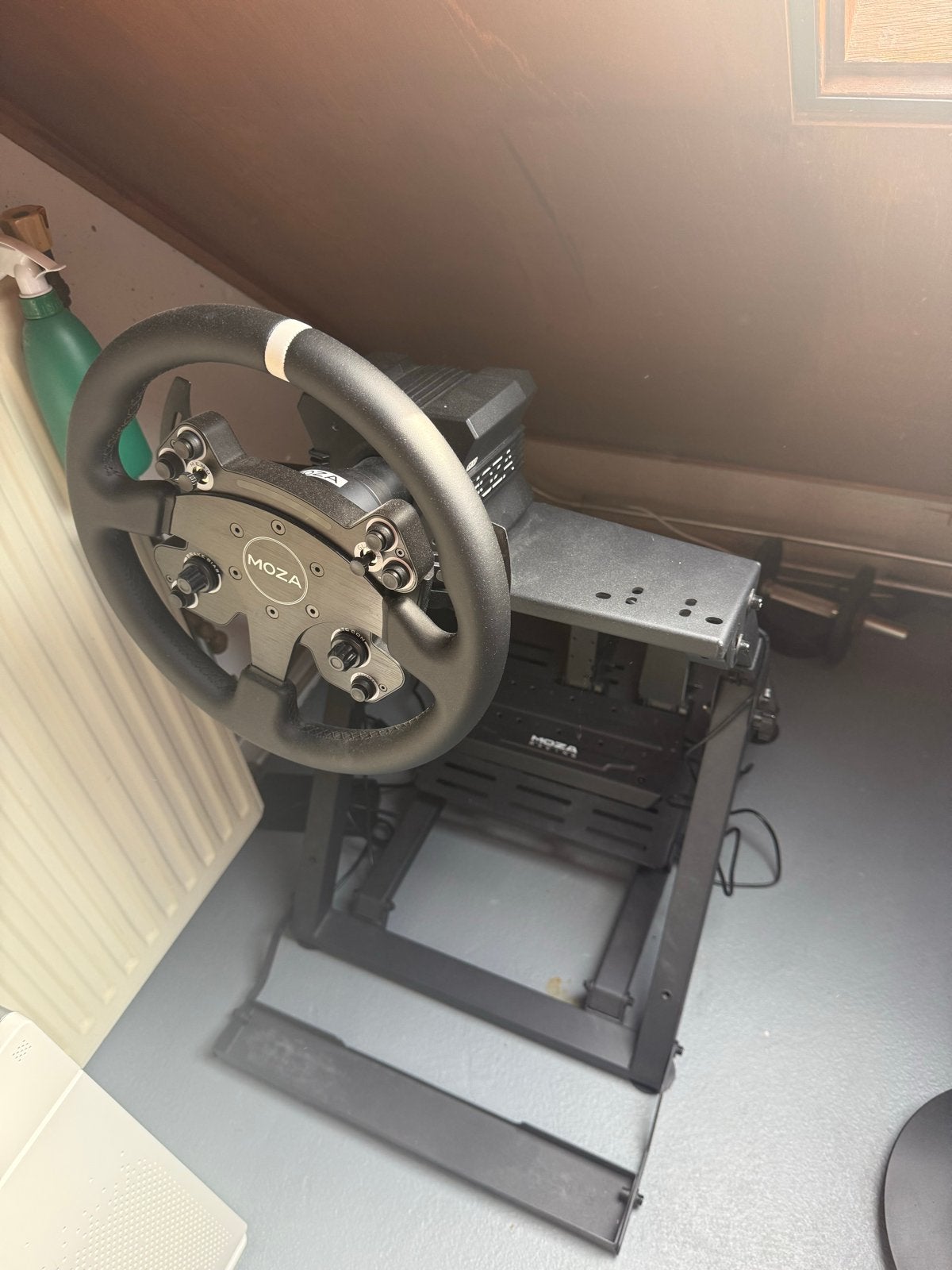 Moza R9 V3 Racing Simulator Set met Next Level Racing Frame, Ophalen, Overige merken, Gebruikt
