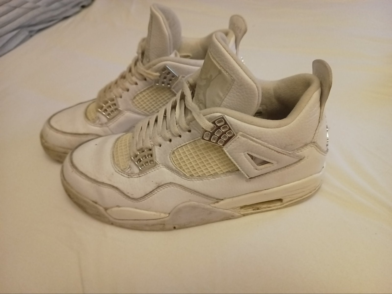 Jordan 4 Pure Money, Verzenden, Gedragen, Nike Air Jordan, Wit