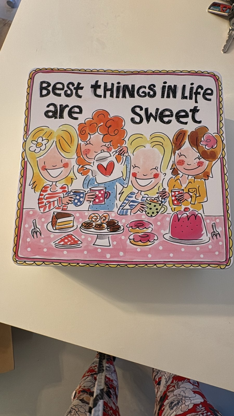 Blond Amsterdam blik 'Best Things in Life are Sweet', Ophalen of Verzenden, Zo goed als nieuw, Koek(jes), Overige merken