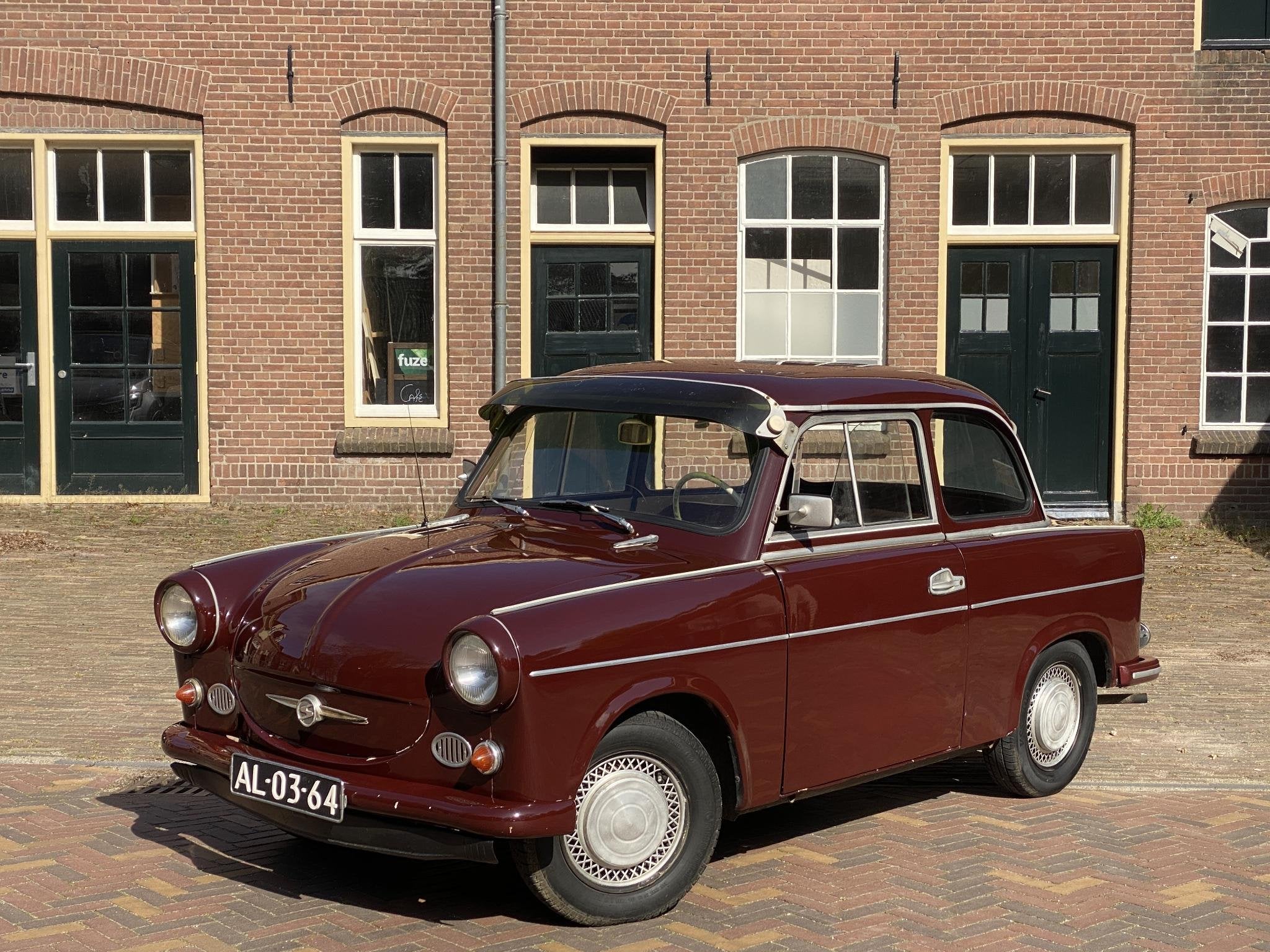 Trabant 600 P60, 1962, TREKHAAK, DDR ICOON, Auto's, Oldtimers, Voorwielaandrijving, Stof, Trabant, Bedrijf