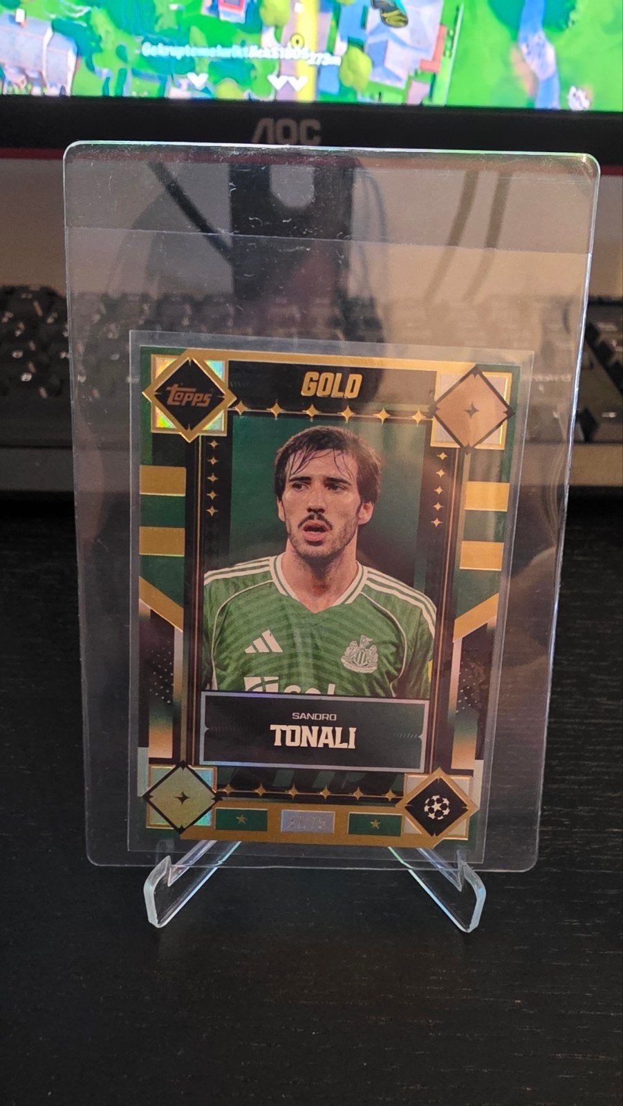 Topps Gold Sandro Tonali Spelerskaart, Ophalen of Verzenden
