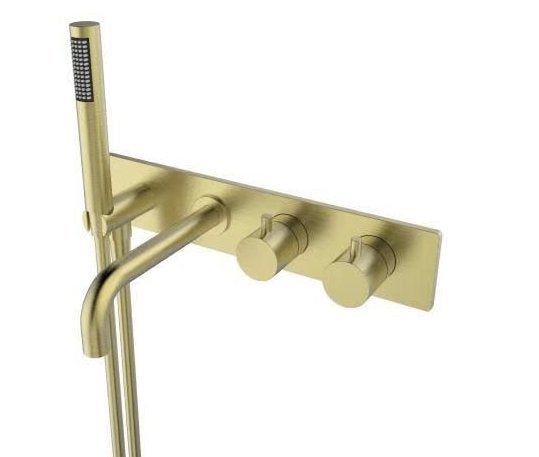Wiesbaden Style Inbouw badkraan met thermostaat Messing, Doe-het-zelf en Verbouw, Sanitair, Ophalen of Verzenden, Nieuw, Bad