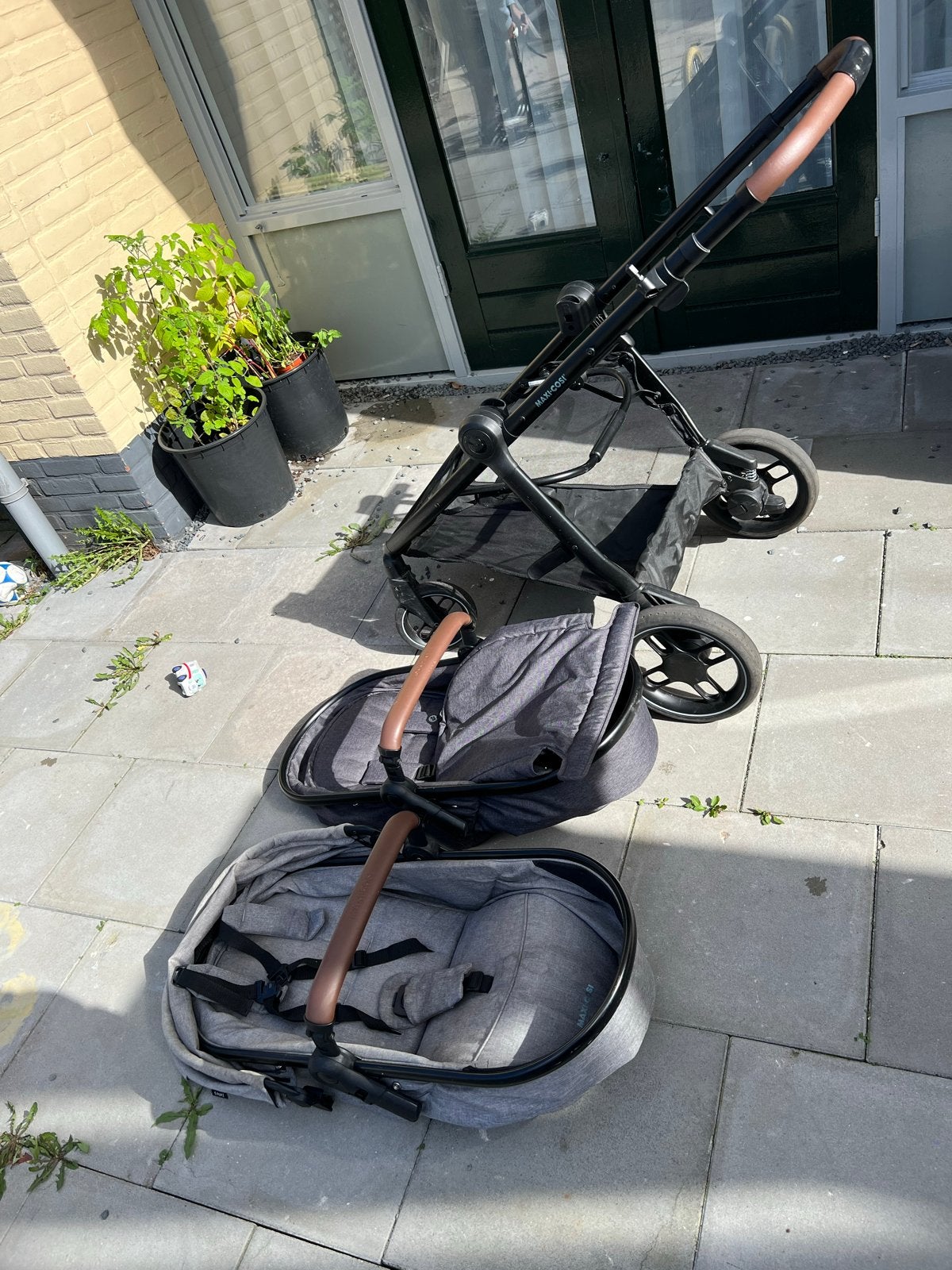 Maxi-Cosi Zelia S Combiwagen met Reiswieg, Ophalen, Gebruikt, Combiwagen, Met reiswieg