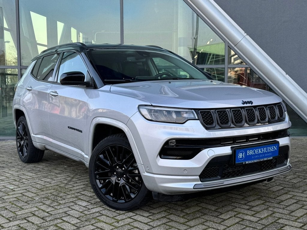 Jeep COMPASS 4xe 240pk Plug-in Hybrid Electric Camera / Navi, Auto's, Jeep, Automaat, 4 cilinders, Bedrijf, Vierwielaandrijving