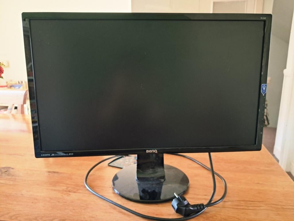 Benq GL2460 24 inch monitor - zwart, goede staat, Gebruikt, Full HD, Benq, 5 ms of meer