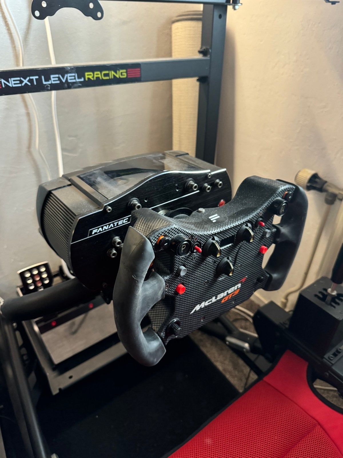 Fanatec Clubsport V2.5 Base + McLaren wheel, Ophalen of Verzenden, Gebruikt