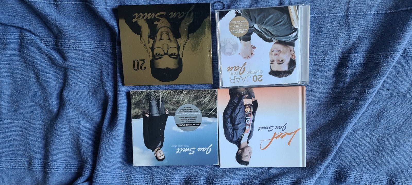 Jan smit cd's 4x waarvan 1 gesigneerd, Ophalen of Verzenden, Zo goed als nieuw, Levenslied of Smartlap, Gesigneerd