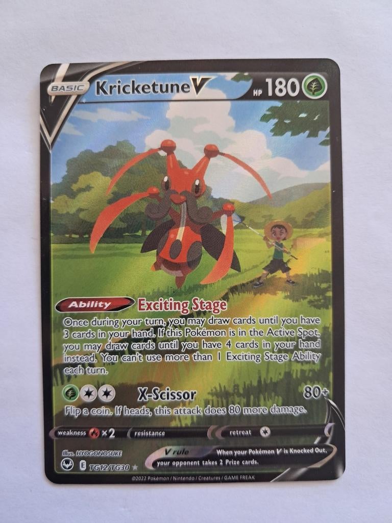 Kricketune V TG12/TG30 Silver Tempest, Ophalen of Verzenden, Nieuw, Losse kaart, Foil