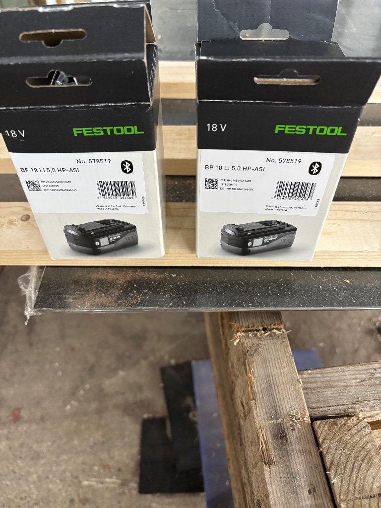 Festool Accu's en Oplader Set - 18V Li-ion, Ophalen of Verzenden, Nieuw, Overige typen
