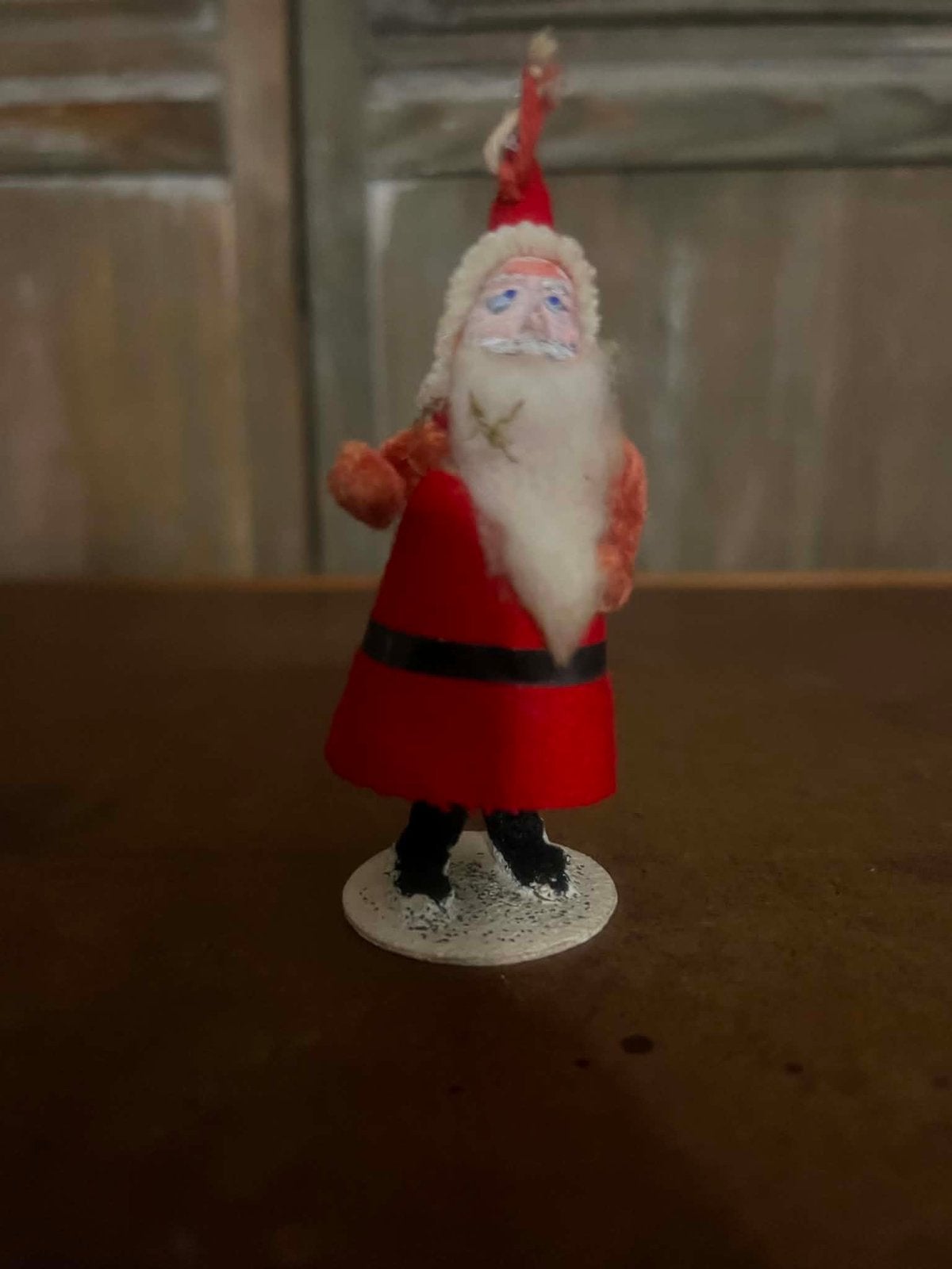Antiek oud kerstman kerst kerstmannetje, Diversen, Kerst, Ophalen of Verzenden, Zo goed als nieuw