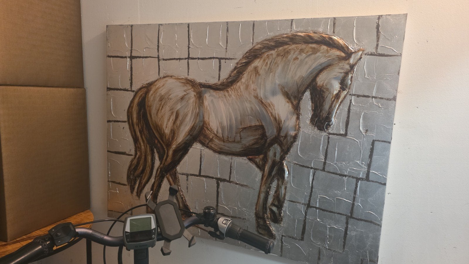 schilderij paard, Ophalen of Verzenden