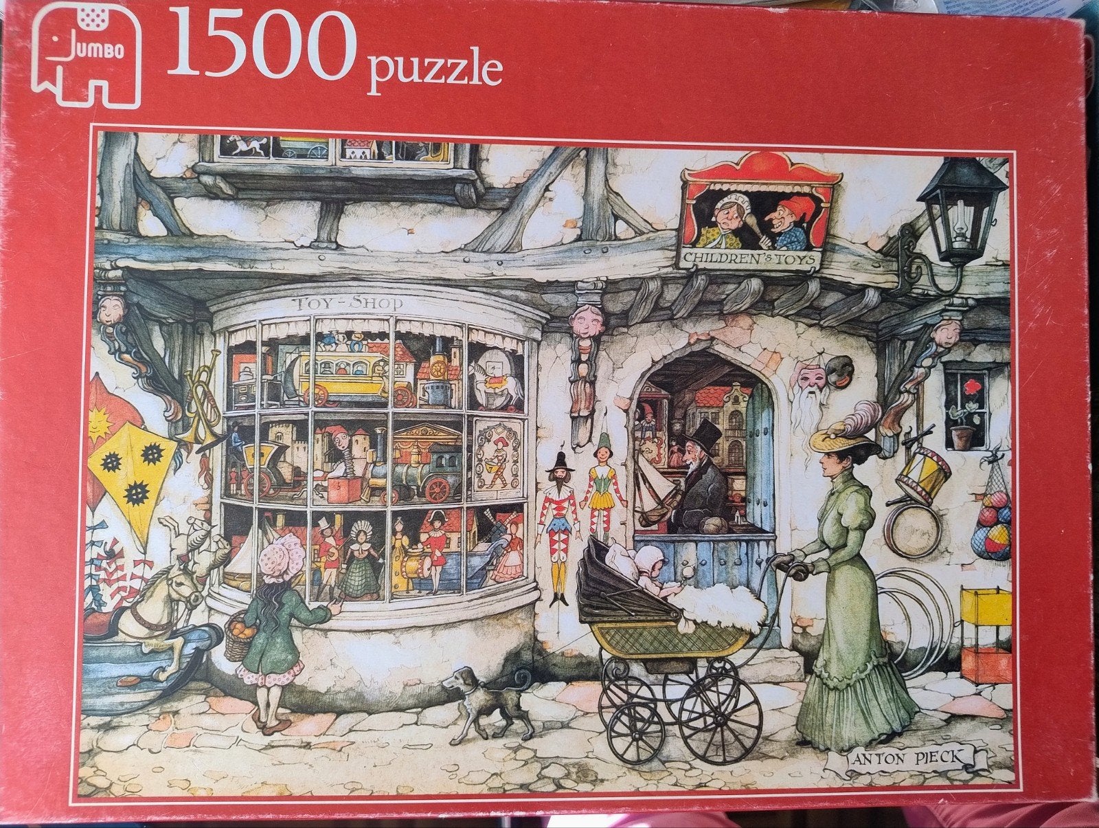 Anton Pieck Puzzels: De Bakkerij (1000) & Toy Shop (150, Ophalen, 500 t/m 1500 stukjes, Gebruikt, Legpuzzel
