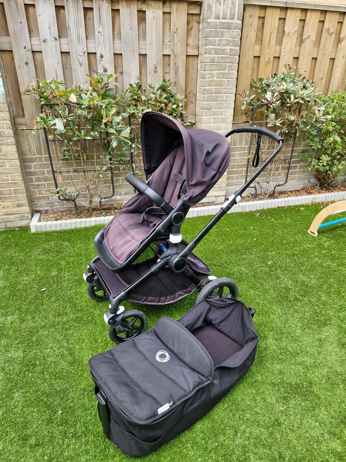 Bugaboo Fox 2 kinderwagen met reiswieg en gebruikssporen, Ophalen, Gebruikt, Bugaboo, Combiwagen