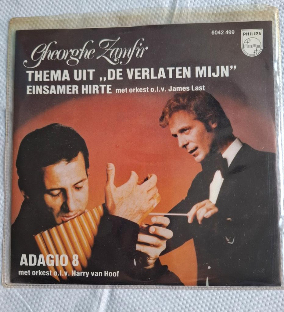 Gheorghe Zamfir - Thema uit "De Verlaten Mijn" (Single), Cd's en Dvd's, Vinyl Singles, Ophalen of Verzenden, Gebruikt, Wereldmuziek