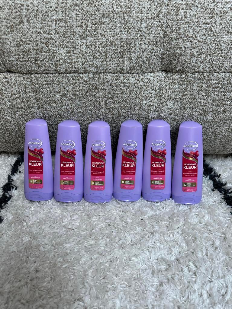 Andrélon Levendige Kleur Conditioner (6x 200ml), Ophalen of Verzenden, Nieuw, Shampoo of Conditioner