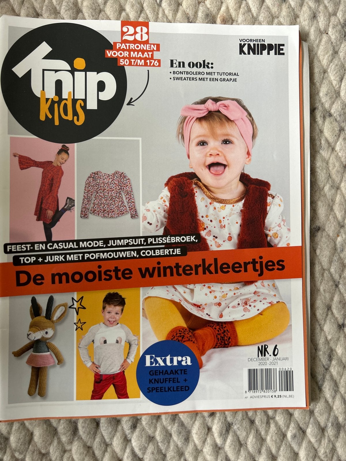Knip Kids nr. 6: De mooiste winterkleertjes (2020-2021), Ophalen of Verzenden, Zo goed als nieuw, Non-fictie