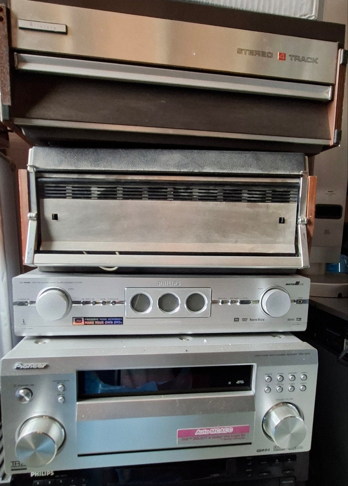 Vintage Audio Set: Philips en Pioneer Componenten, Ophalen