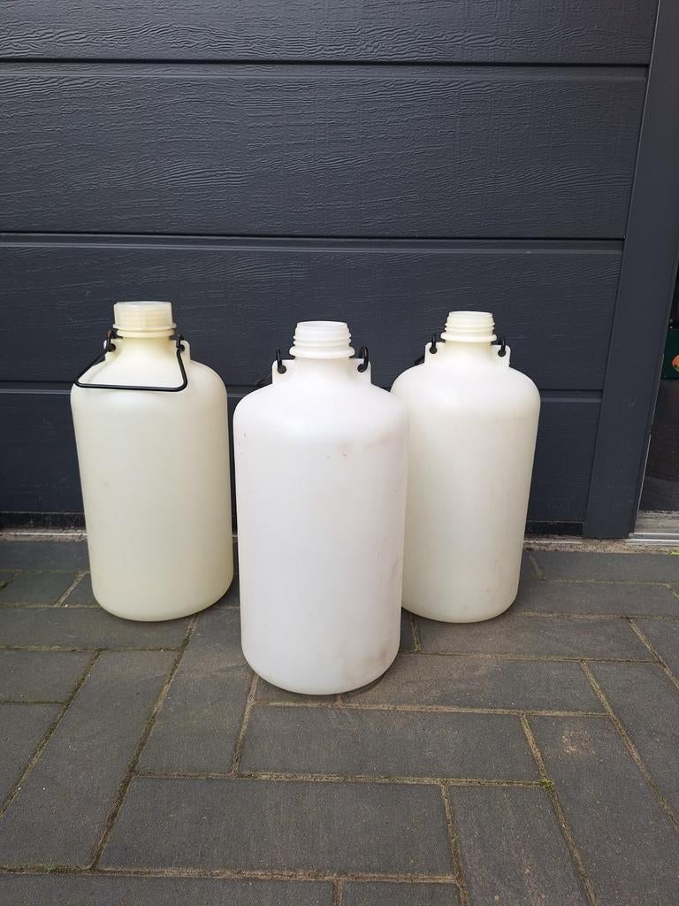 3x 10L Vergistingsvaten met 1 dop, Hobby en Vrije tijd, Ophalen, Gebruikt