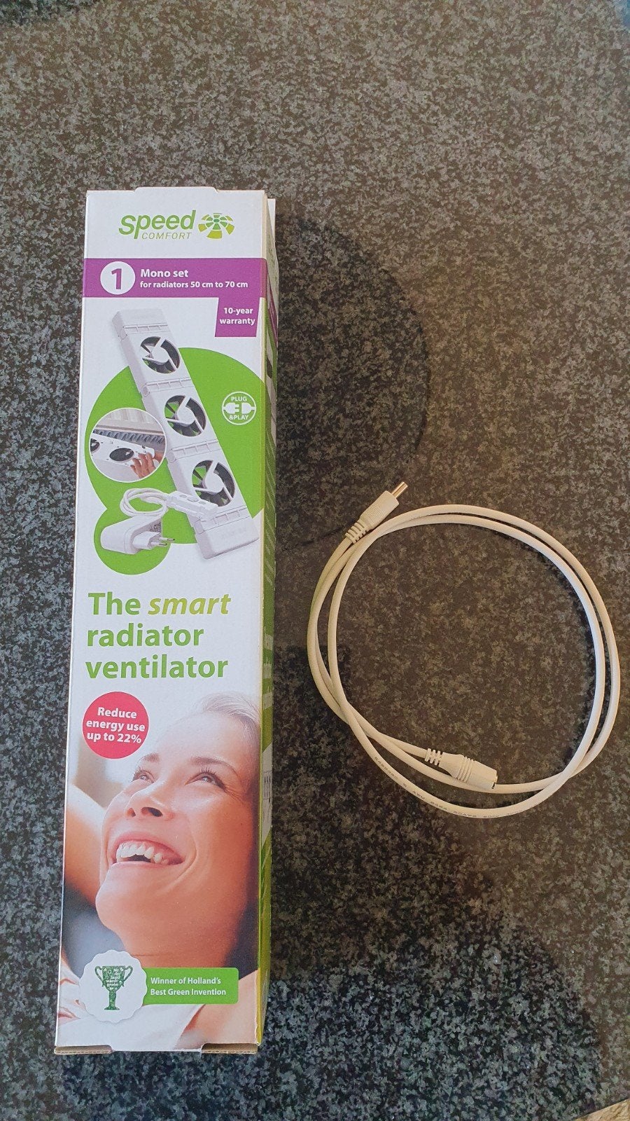 SpeedComfort Mono set radiatorventilator, Ophalen, Minder dan 30 cm, Hoog rendement (Hr), Radiator