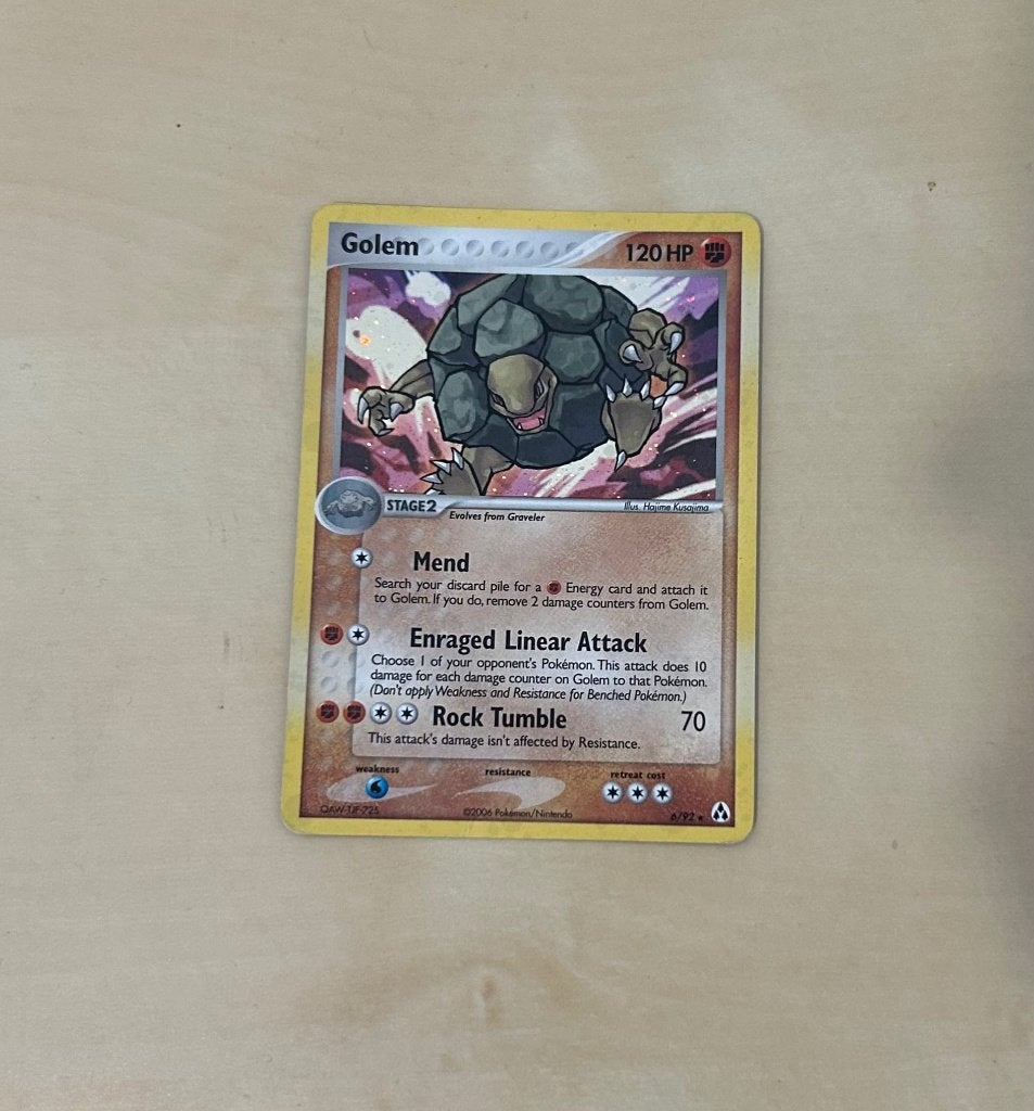 Pokemon Golem #6, Verzenden, Gebruikt, Losse kaart