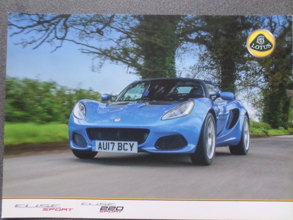 Lotus Elise 220 & Sport Brochure, Boeken, Ophalen of Verzenden, Zo goed als nieuw, Overige merken