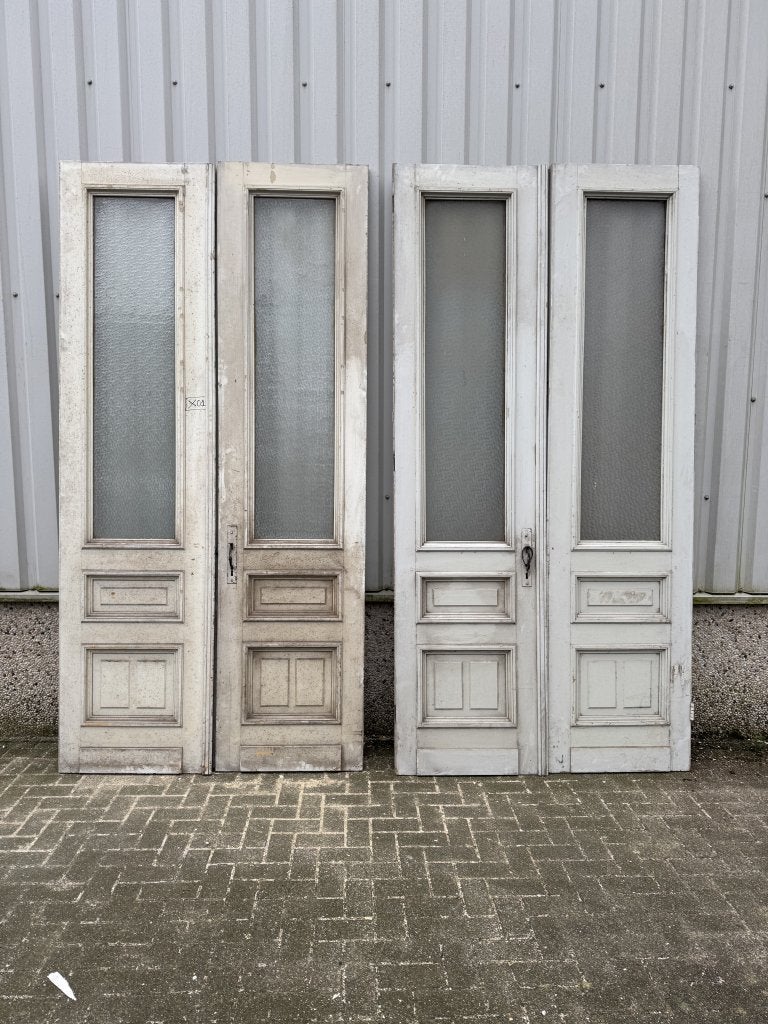 3 sets antieke openslaande deuren 72 x 293, La belle porte, Jurgen.hoogenboezem@gmail.com, Binnendeur, Zo goed als nieuw
