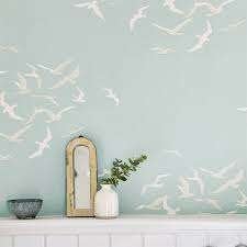 Sanderson behang Port Isaac/zeemeeuw/bloemen, Verzenden, 75 m² of meer