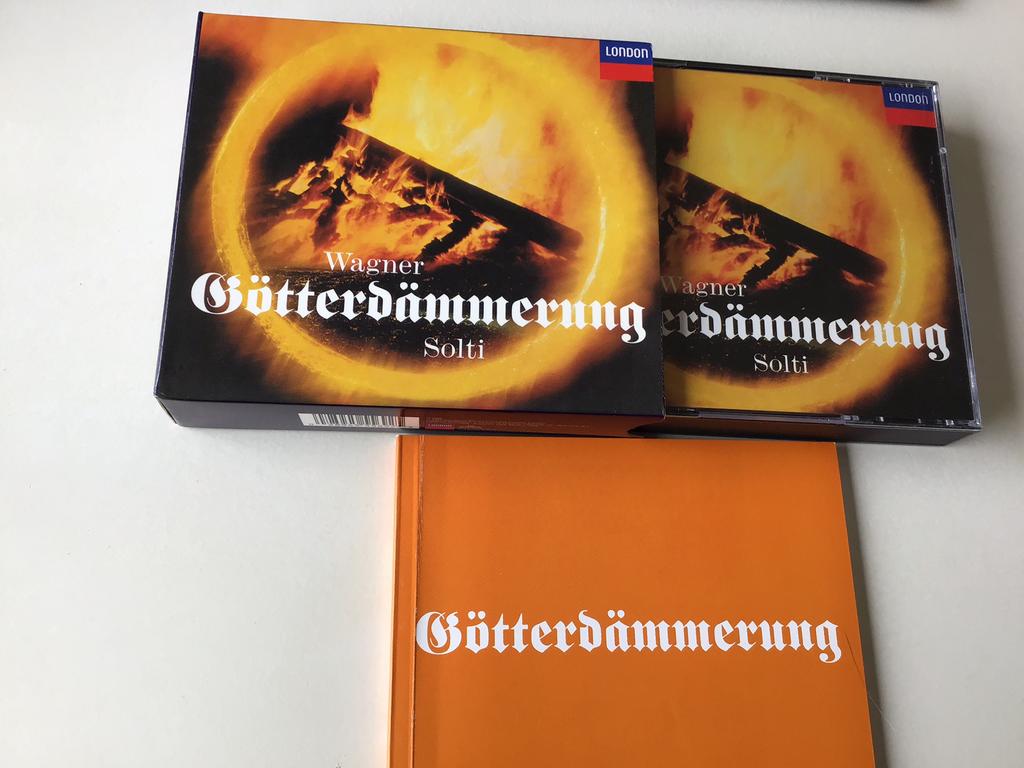 Wagner Götterdammerung Solti 4CD BOX, Ophalen of Verzenden, Romantiek, Zo goed als nieuw, Opera of Operette
