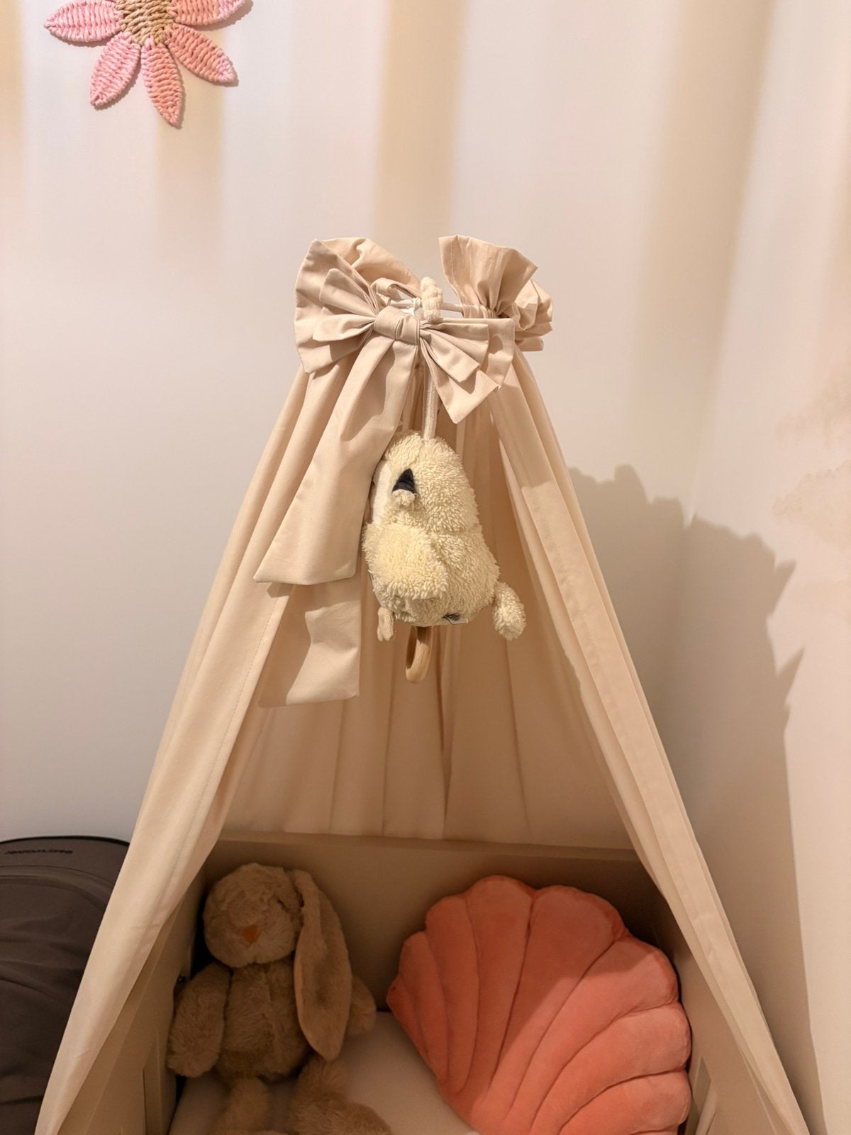 Hemeltje met standaard voor in de baby kamer, Ophalen, Zo goed als nieuw